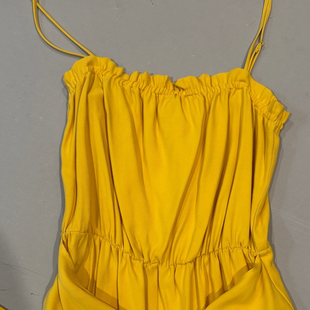 BCBGeneration Yellow Jumpsuit - Picture 2 of 10